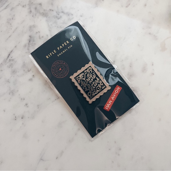 Rifle Paper Co. Jewelry - Rifle Paper Co. Stamp Pin